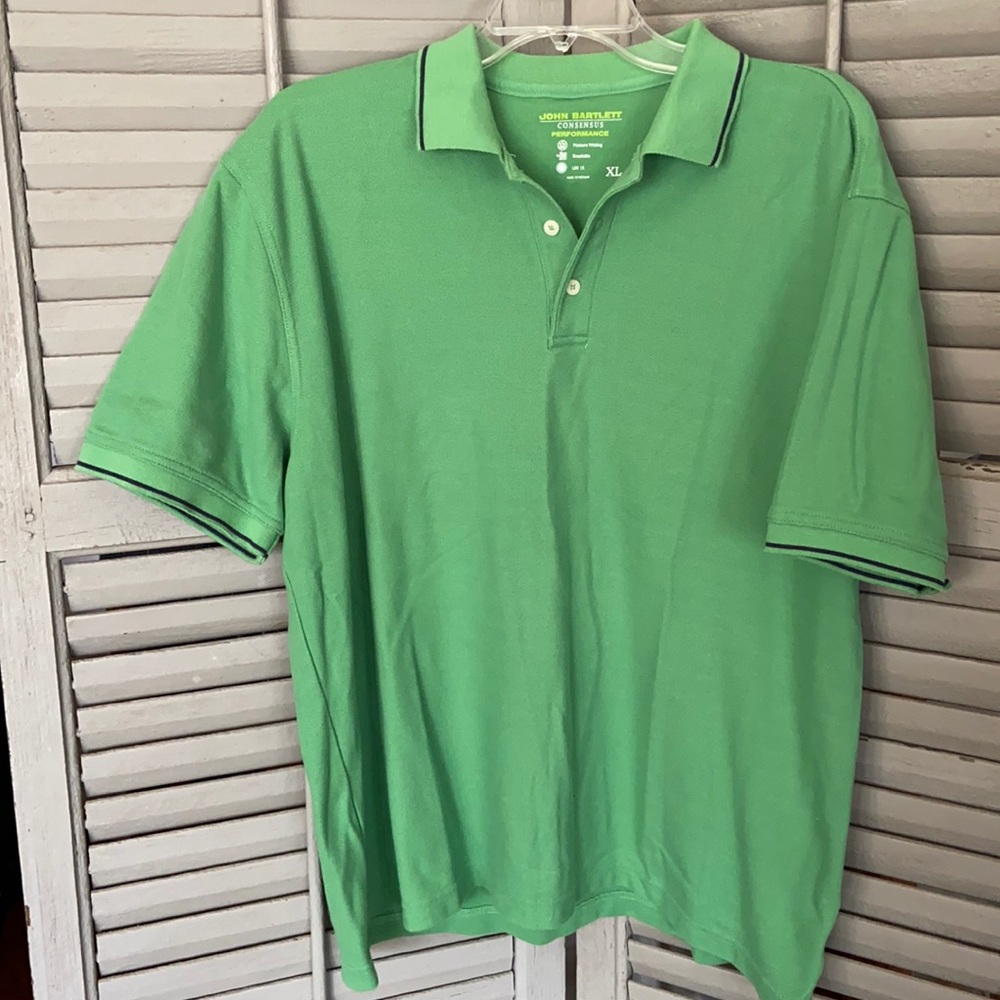 John Bartlett for Consensus 3 Button Performance Polo Sz. XL